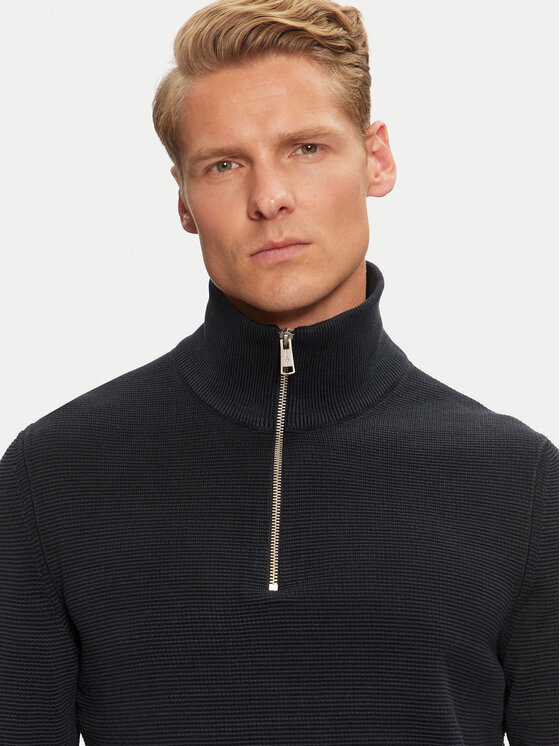 Marc O'Polo Marc O'Polo Sweter 428 5025 60308 Granatowy Regular Fit