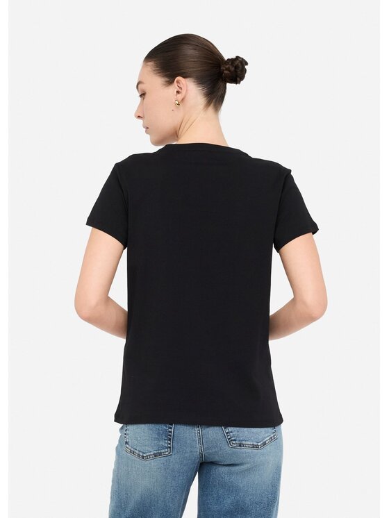 Liu Jo Liu Jo T-shirt TF5167JS923M9889 Nero Regular Fit