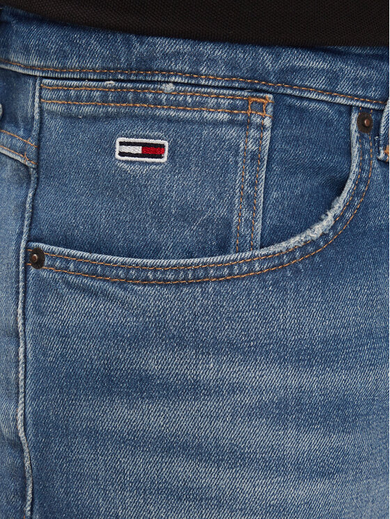 Tommy Jeans Tommy Jeans Džínsové šortky Ronnie DM0DM18795 Modrá Slim Fit