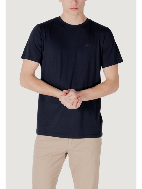 Antony Morato Antony Morato T-shirt MMKS02366-FA100231 Blu Shirt Fit