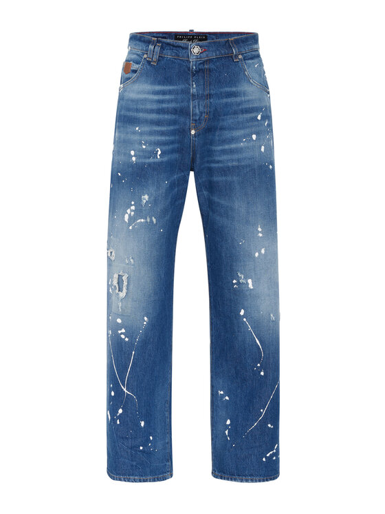PHILIPP PLEIN PHILIPP PLEIN Jeansy 26875 Niebieski Loose Fit