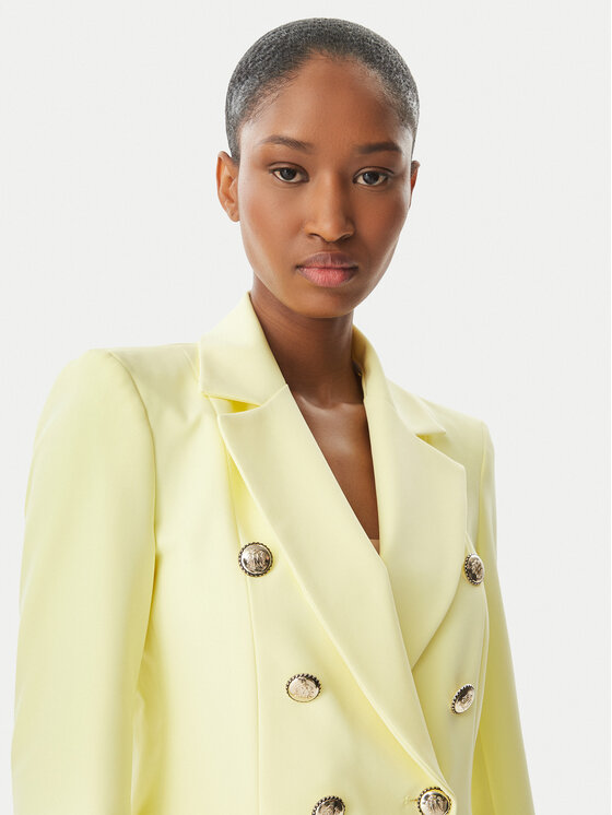Maryley Maryley Giacca da abito 26EB139/43LE Giallo chiaro Regular Fit