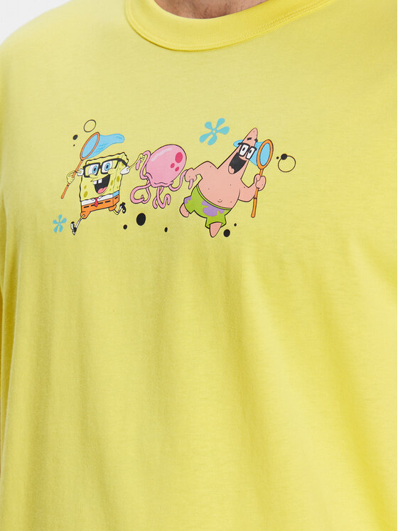 Puma Puma T-shirt SPONGEBOB 538958 Giallo Regular Fit