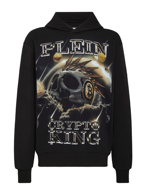 PHILIPP PLEIN PHILIPP PLEIN Bluza 5269 Czarny Regular Fit