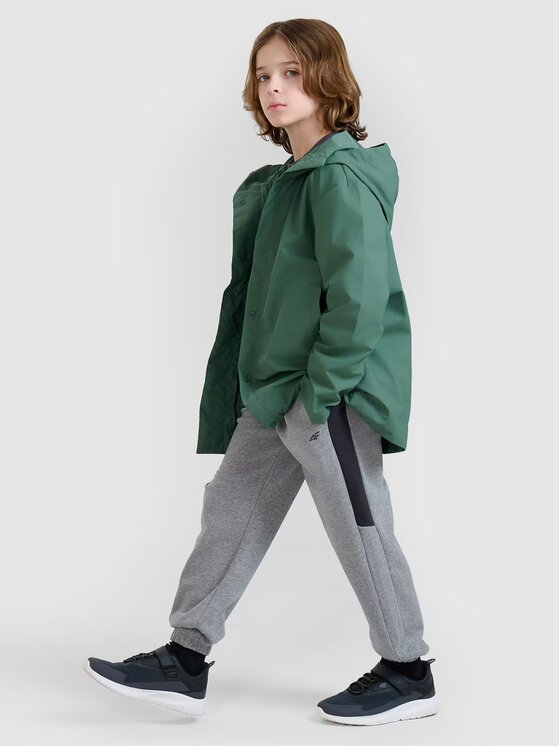 4F 4F Giacca di transizione 4FJWSS25TJACU213-41S Verde Regular Fit