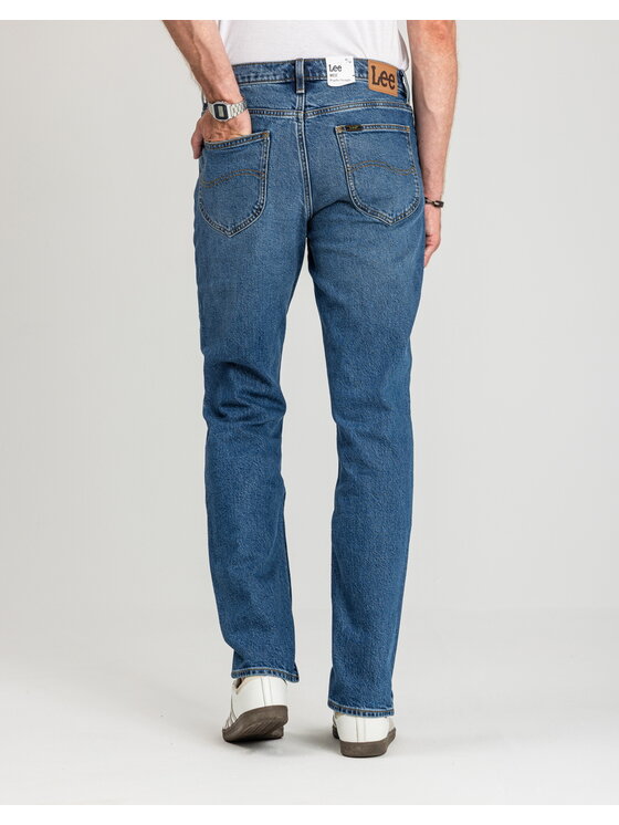 Lee Lee Jeansy WEST Niebieski Straight Fit