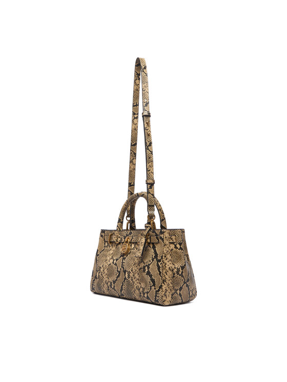 Tommy Hilfiger Tommy Hilfiger Käekott American Icon Mini Tote Snake AW0AW18818 Pruun