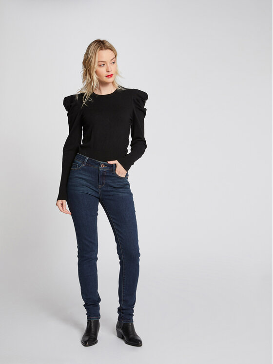 Morgan Morgan Teksad 201-POM.P Tumesinine Slim Fit