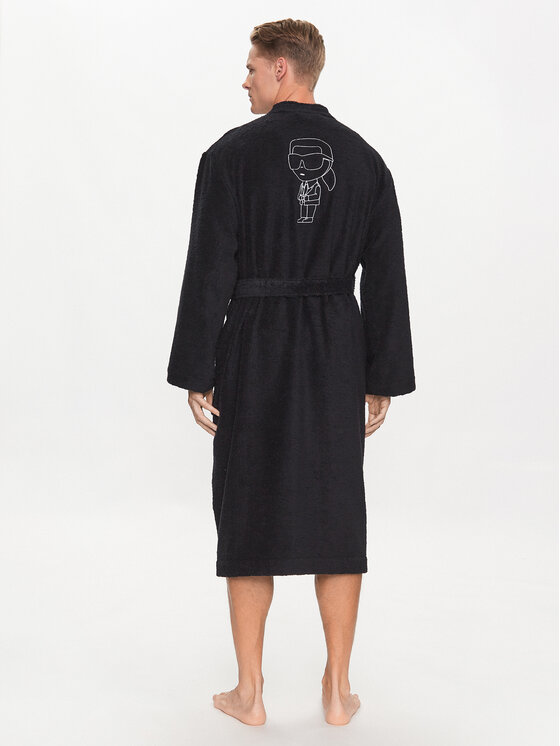 KARL LAGERFELD KARL LAGERFELD Hommikumantel Ikonik 230M2185 Must