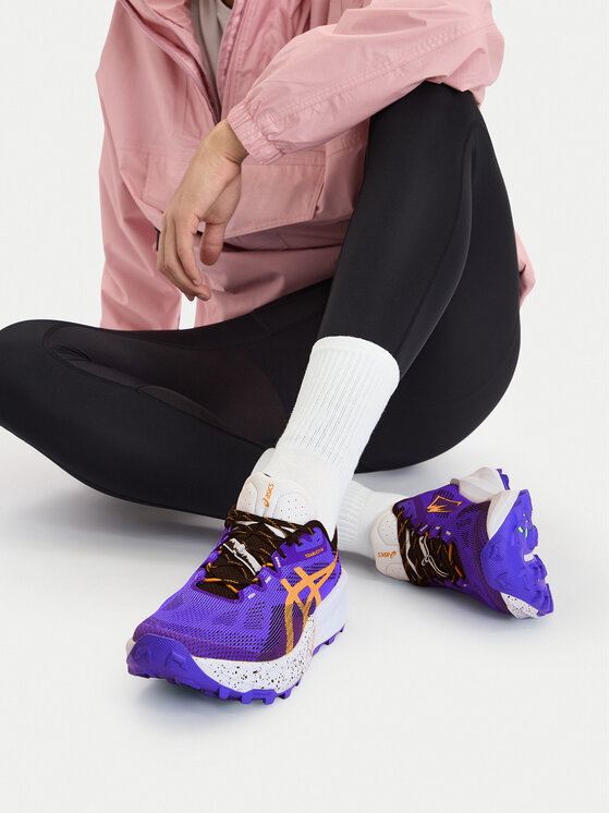 Asics Asics Маратонки за бягане Trabuco 14 1011C166 Виолетов