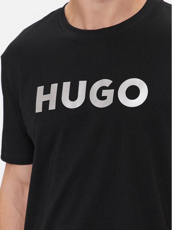 HUGO Hugo T-Shirt Dulivio 50506996 Czarny Regular Fit