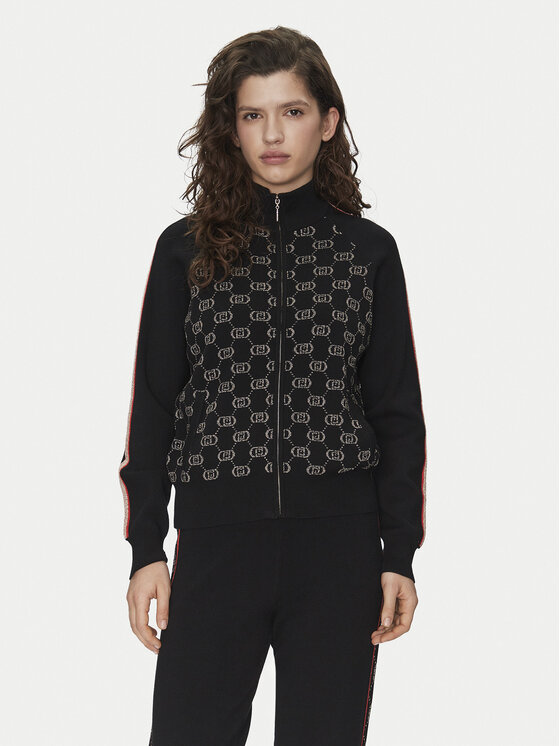 Liu Jo Sport Liu Jo Sport Cardigan TF4224 MS63L Negru Regular Fit