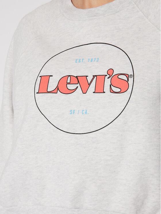 Felpa Vintage Raglan Fleece 18722-0015 Grigio