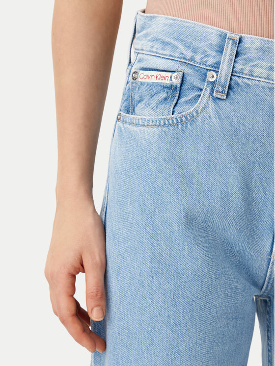 Calvin Klein Jeans Calvin Klein Jeans Džínsy Barrel J20J225006 Modrá Loose Fit