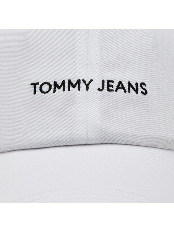 Tommy Hilfiger Tommy Hilfiger Czapka z daszkiem Linear Logo AM0AM12024 Biały