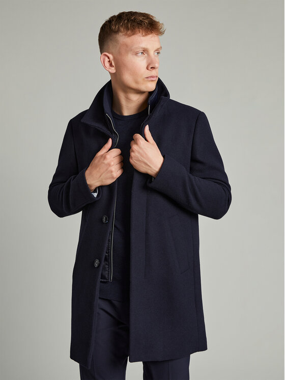Matinique Matinique Vuneni kaput 30203845 Tamnoplava Regular Fit