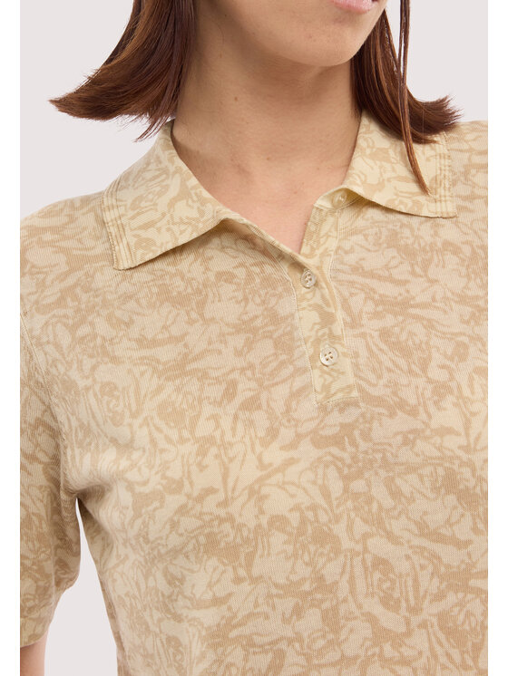 Trussardi Trussardi T-Shirt M7846001204N0JC Kremowy Regular Fit