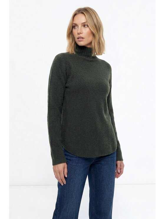 FIGL FIGL Svetr M1290 Zelená Regular Fit