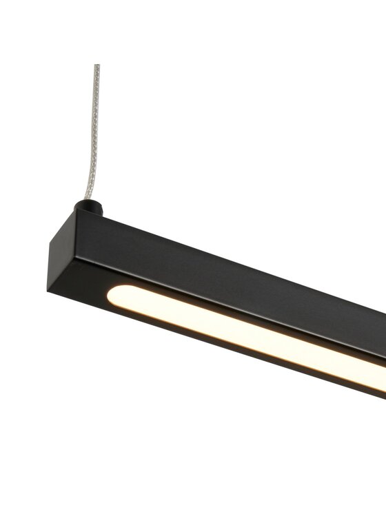 MIAhome MIAhome Lampa wisząca BEAM-80 LED czarna Czarny