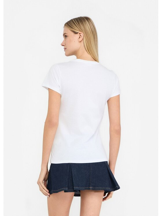 Liu Jo Liu Jo T-shirt MF5456JS923P9165 Bianco Regular Fit
