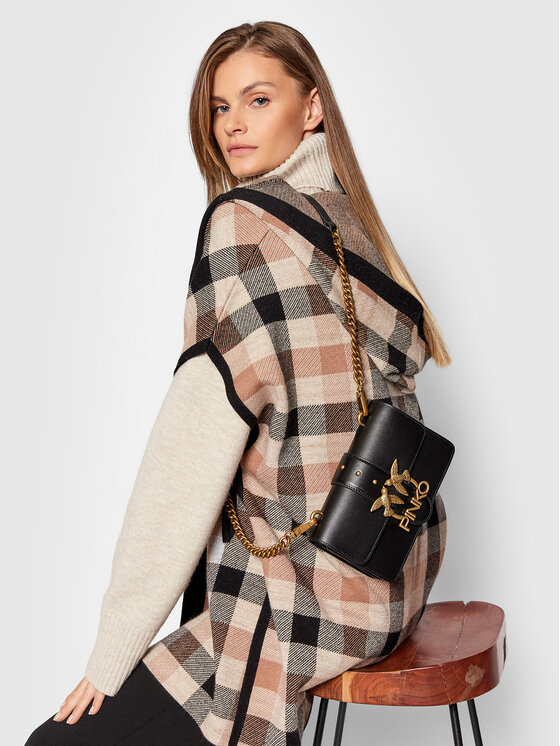 PINKO Pinko Táska Love Mini Icon Simply 11 Cl AI 21-22 PLTT 1P22AF Y6XT Fekete
