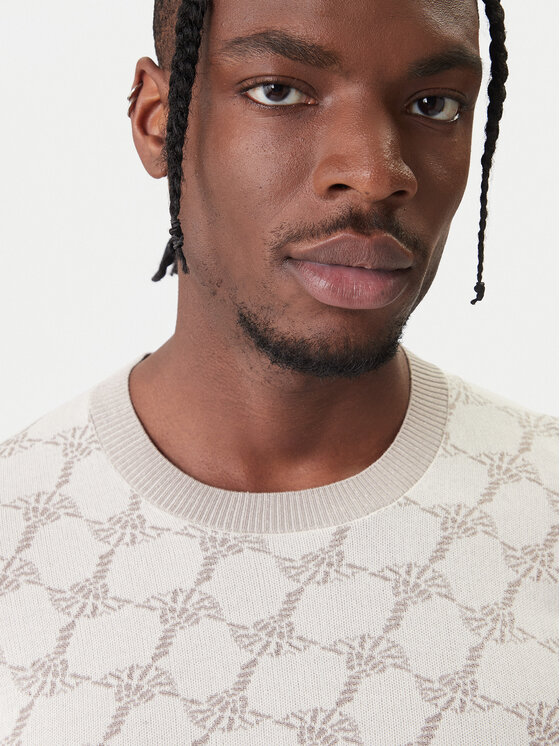 JOOP! JOOP! Maglione 13Ravorono 10100436 30102137 Écru Regular Fit