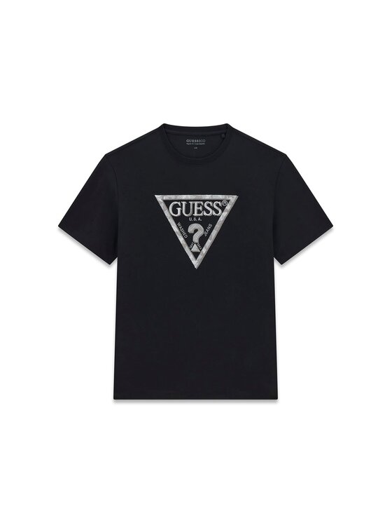 Guess Guess T-Shirt 183289 Černá Classic Fit