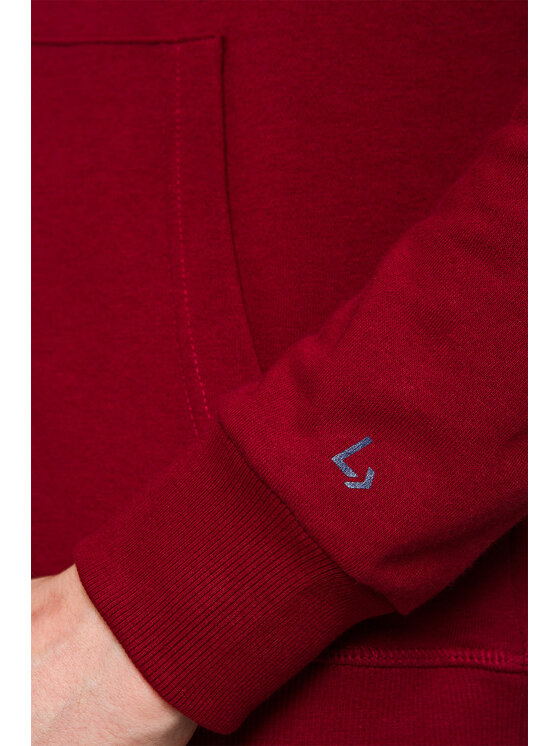 Lancerto Lancerto Bluza Skyler Bordowy Regular Fit