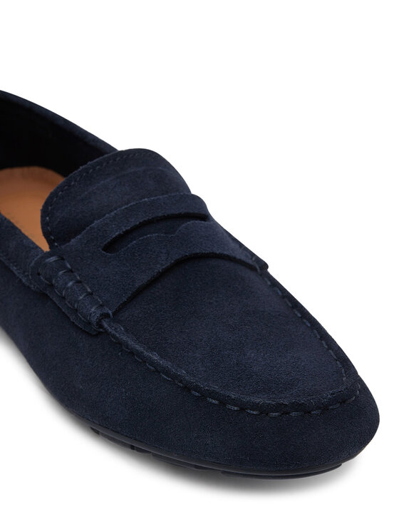 Tommy Hilfiger Tommy Hilfiger Mokaszin Flag Soft Suede Driver Loafer FW0FW08558 Sötétkék