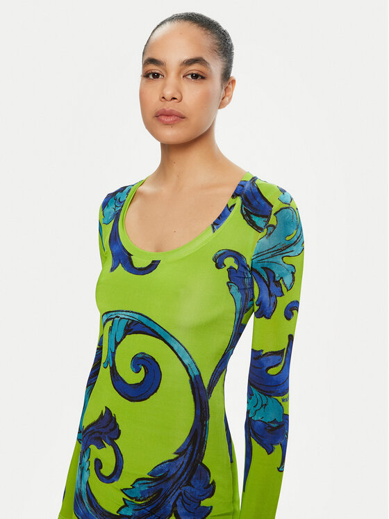 Versace Jeans Couture Versace Jeans Couture Повсякденна сукня 78HAO920 Зелений Regular Fit