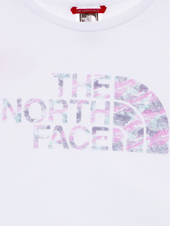 The North Face The North Face T-shirt Crop Easy NF0A83EU Bianco Regular Fit