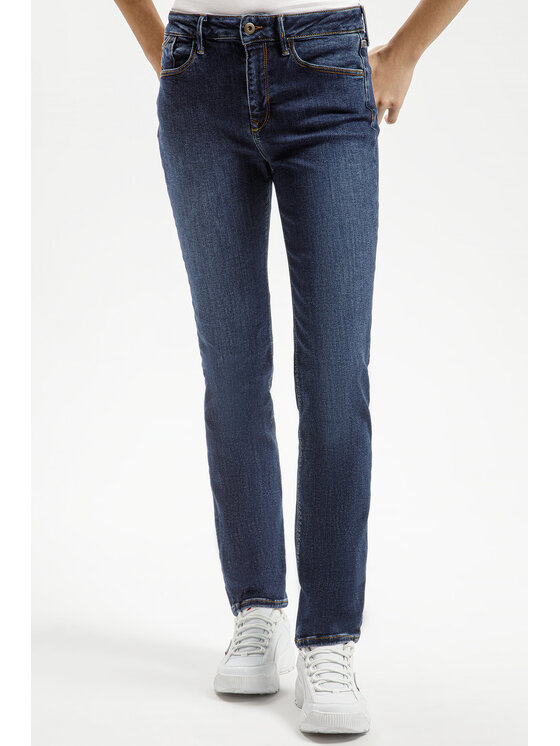 Cross Jeans Cross Jeans Jeansy N 492-005 Niebieski Straight Leg