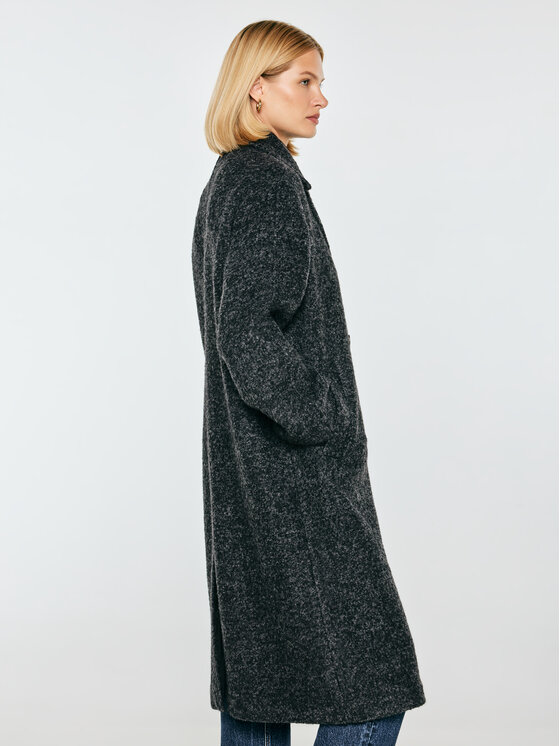 BIG STAR BIG STAR Płaszcz przejściowy MADELINE Szary Oversize