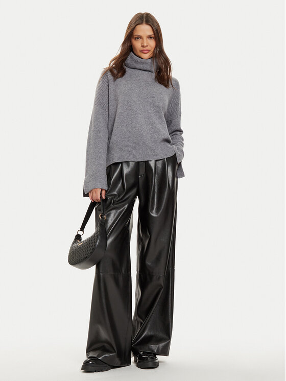 Liu Jo Liu Jo Rollkragenpullover WF4434 MS009 Grau Regular Fit