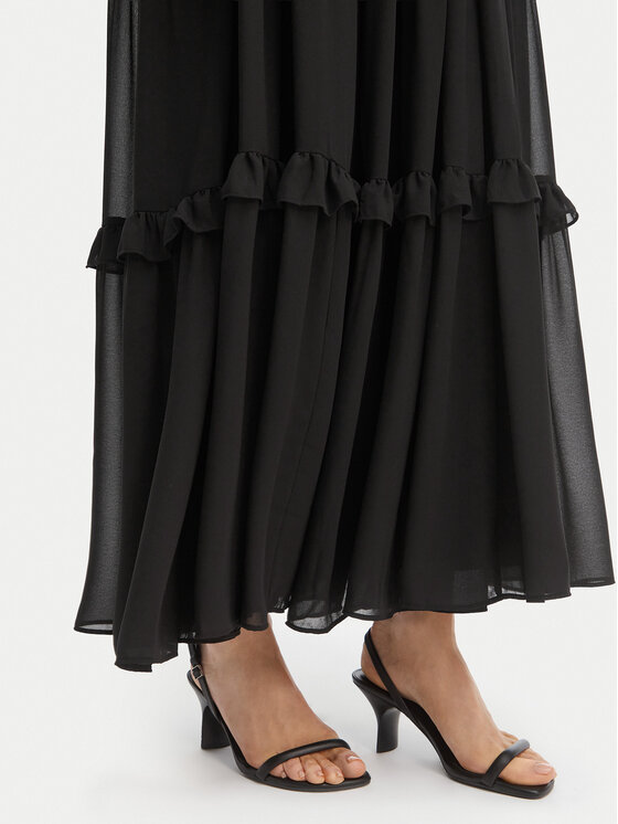 MICHAEL Michael Kors MICHAEL Michael Kors Лятна рокля MS683E37R3 Черен Relaxed Fit