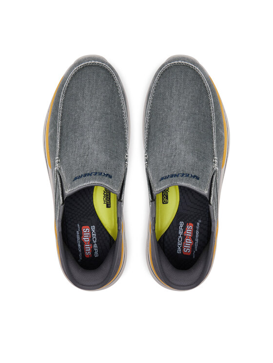 Skechers Skechers Обувки Remaxed-Fenick 204839/CHAR Сив