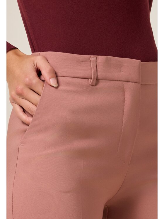 Oltre Oltre Pantaloni di tessuto P065R008988N006 Rosa Regular Fit