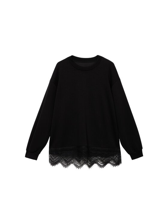 Oltre Oltre Felpa G802E000337N033 Nero Over Fit