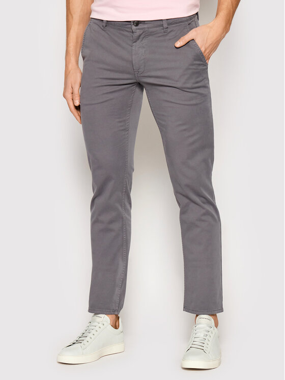 BOSS Boss Chinos Schino D 50470813 Grau Slim Fit