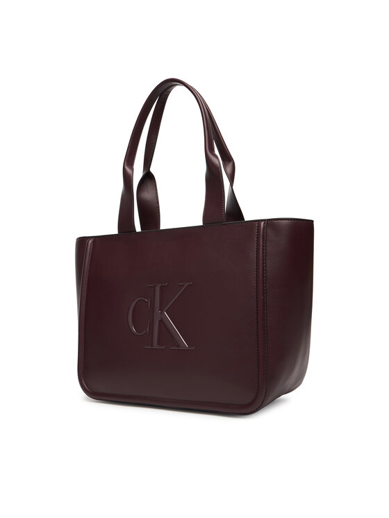 Calvin Klein Calvin Klein Torbica Bold Ck Medium Tote LV04F3218G Tamnocrvena