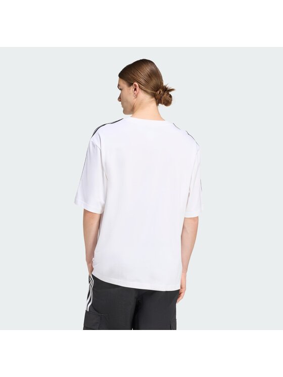 adidas adidas T-Shirt adicolor 3-Stripes KD4096 Weiß Oversize