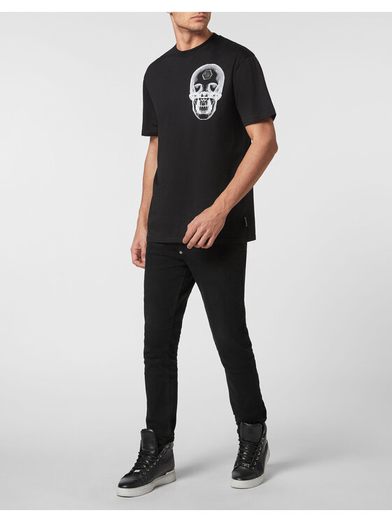 PHILIPP PLEIN PHILIPP PLEIN T-Shirt 817 Czarny Regular Fit