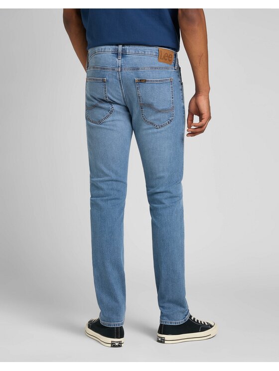 Lee Lee Jeansy Luke Fresh Mid Worn In Niebieski Slim Fit