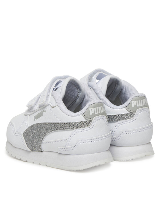 Puma Puma Sneakersy St Runner V4 Sl Glitter V Inf 401592 01 Biały