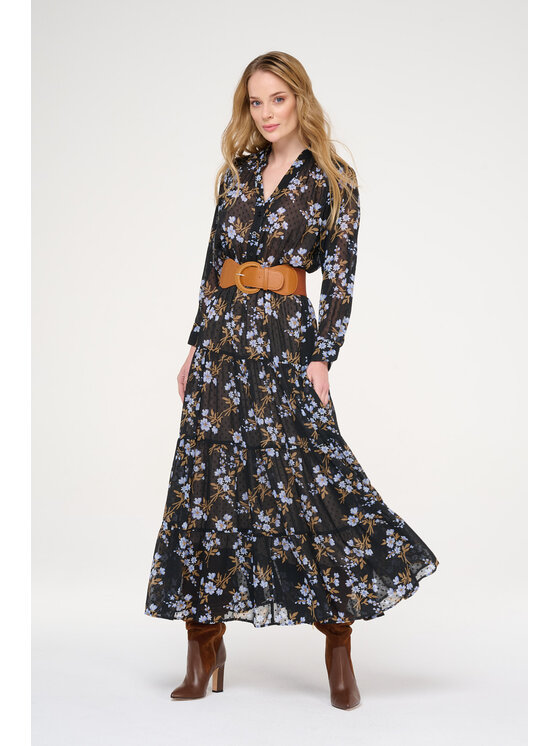 Castellani Castellani Sukienka codzienna Sukienka Diva Czarny Regular Fit