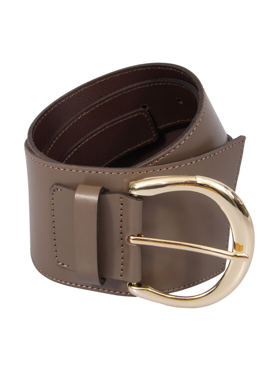 Pasek Damski ALLORA BE UNIQUE, Brązowy, 100% leather