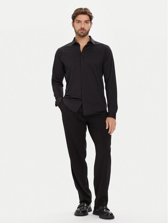 BOSS BOSS Camicia Excurse 50544843 Blu scuro Regular Fit