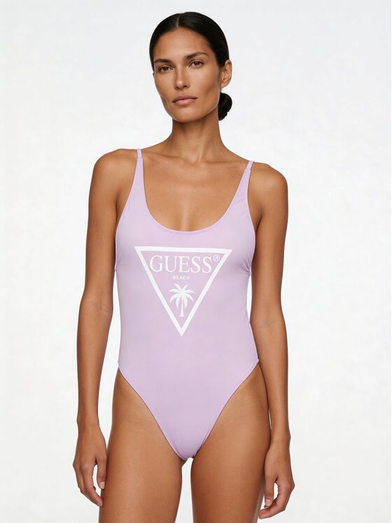 Guess Guess Kupaći kostim E6GJ43 KF442 Ljubičasta
