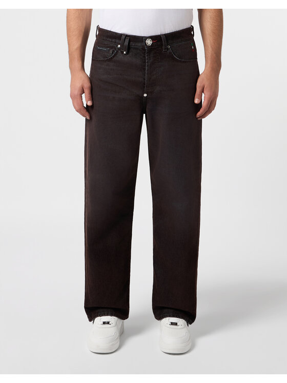 PHILIPP PLEIN PHILIPP PLEIN Jeans 31238 Nero Loose Fit
