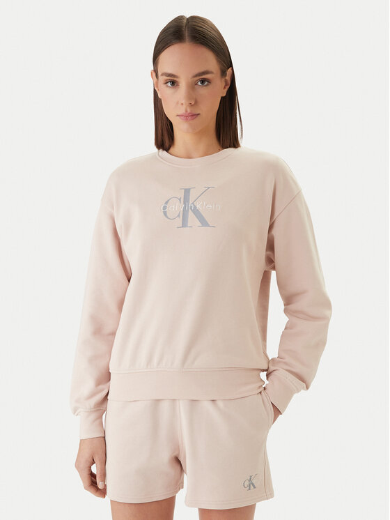 Calvin Klein Jeans Bluză LV047B234G Bej Relaxed Fit